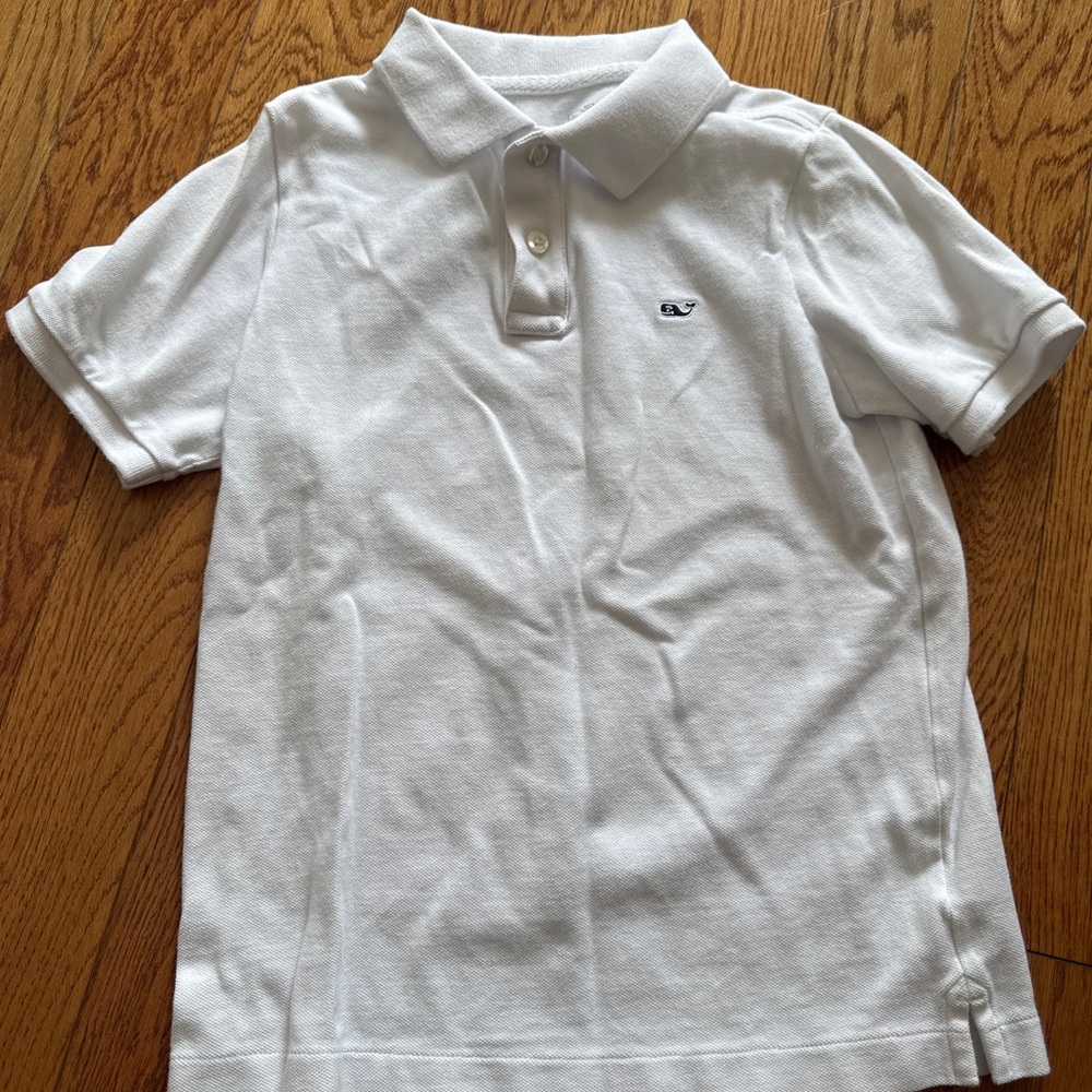 Vineyard Vines Classic White Kids Polo Shirt